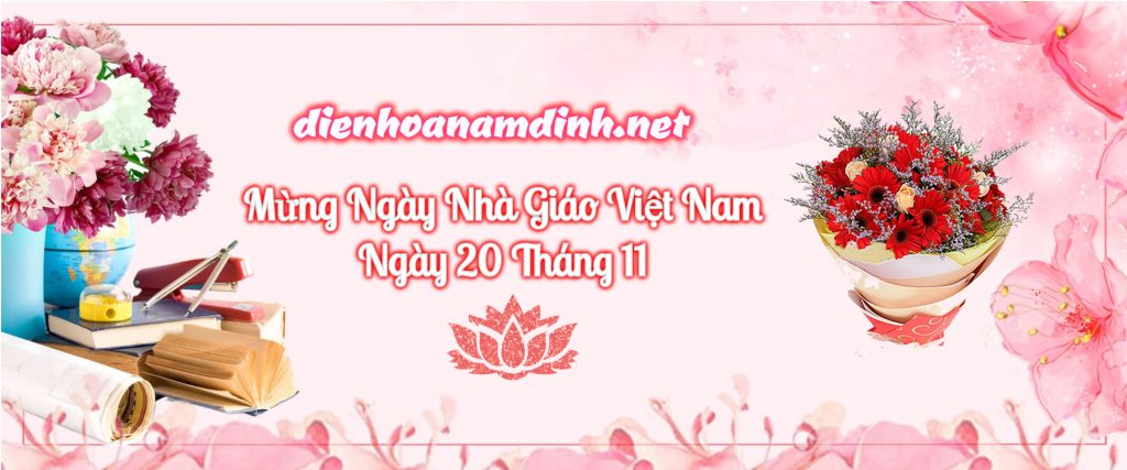 dịch vụ điện hoa ngày 20/11 tại nam định