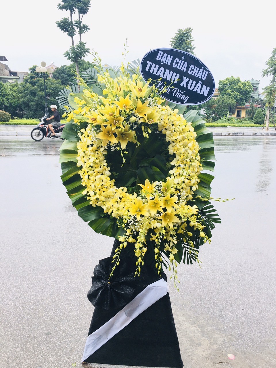 Hoa chia buồn CB22 - Điện hoa Nam Định -Shop hoa tươi, cửa hàng hoa tươi uy  tín tại Nam Định